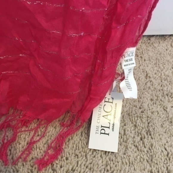 Girls Children’s Place pink scarf - Picture 4 of 13